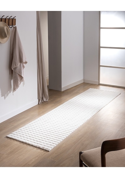 Madame Coco Vivre Bubble Halı - Bej - 80x300 Cm 8684427182956 Ekru 80 X 300 Bej