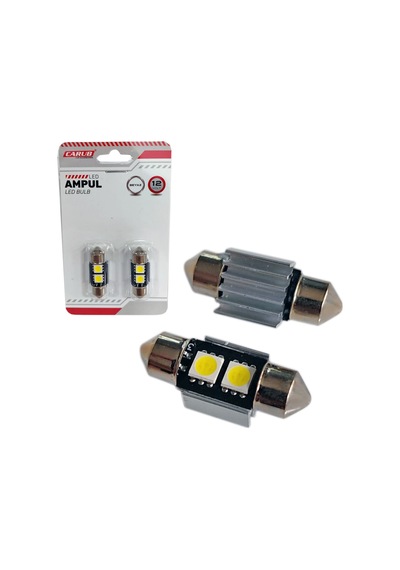 Carub 12v Sofit Ampul 31 Mm 3w 2 Smd Led Metal Beyaz Br0402211