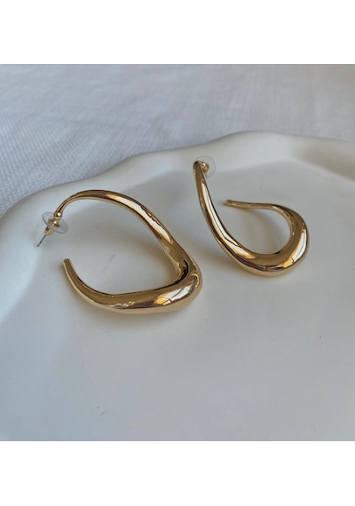 Kadın Küpe Özel Seri Dalga Model Küpe 001