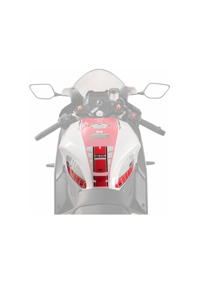 GP Kompozit Yamaha R7 2021–2024 Uyumlu Tank Pad Seti Mavi