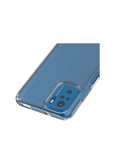 Xiaomi Redmi Note 10S Kılıf Zore Coss Şeffaf Sert Silikon Kılıf Renksiz