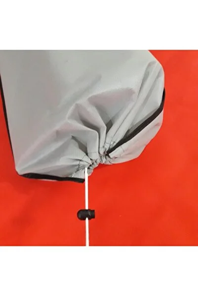Yolluk İçin Tela Kumaş Halı Hurcu 4 Adet 45x120 Ebat Açık Gri