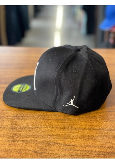 Jumpman Air Nakışlı Siyah Hip Hop Snapback Rapper Basket Şapka