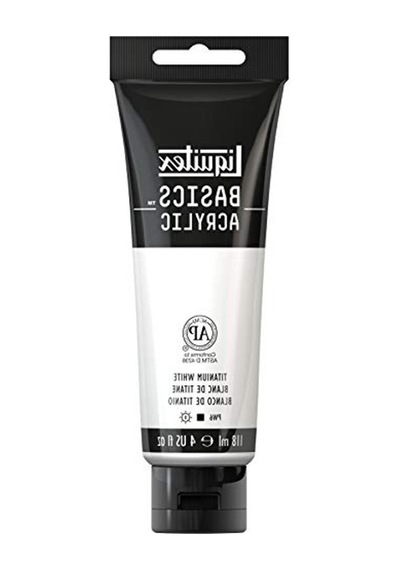 Titan Beyaz Pigmentli Akrilik Boya, 118 Ml, Sanat İçin 0,15 L