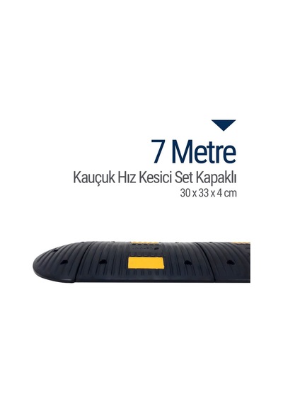 Kauçuk Hız Kesici Set Kapaklı. Yol Kasisi 7 M - Eko N11.199