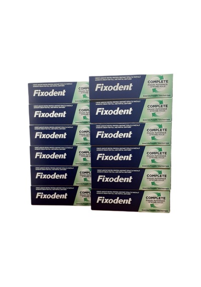 Complete Güçlü Tutuş Extra Ferah Aroma Protez Yapıştırıcı Krem 47 Gr X 12 Adet
