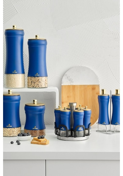 Karaca  Blue Berry 5 Parça Cam Baharat Takımı