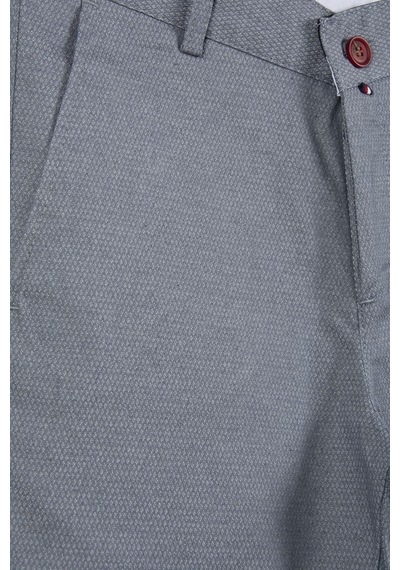 Terapi Men Erkek Gri Slim Fit Keten Şort Gri
