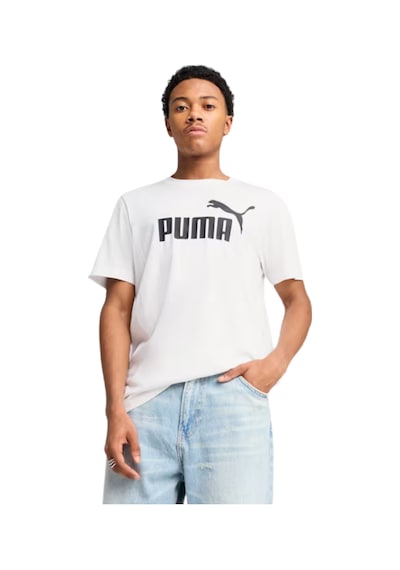 Puma Essentials No. 1 Logo Tee Erkek Beyaz Kısa Kollu Tişört 68253202 Beyaz