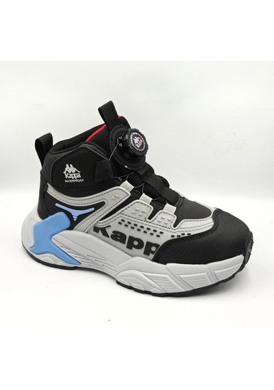 Kappa Kp-4073f Gri Siyah Makara Bağcıklı Outdoor Su Geçirmez Erkek Çocuk Spor Bot