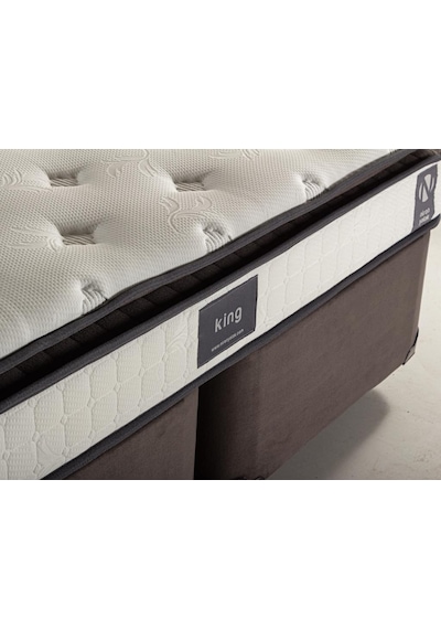 Niron King 80x180 cm Tam Ergonomik Pedli Lüks Yatak Tek Kişilik O