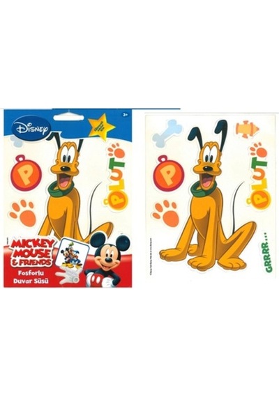 Mickey Mouse Çocuk Odası Stıcker Karanlıkta Parlar Duvar Süsü (538100194)
