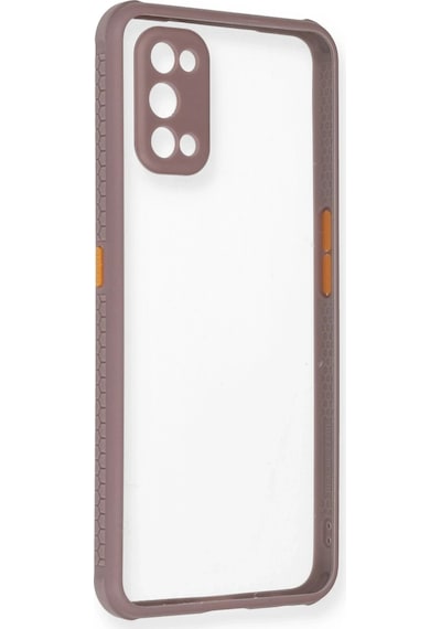 Cosmotex Newface Realme 7 Pro Kılıf Miami Şeffaf Silikon - Açık Mor