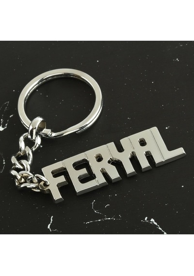 Feryal - 394 - - Cadde101 - İsimli Anahtarlık Çok Renkli