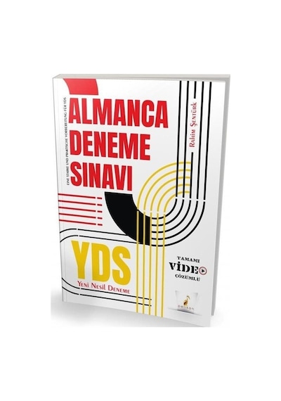 YDS-Yeni Nesin Deneme  -  Almanca Deneme Sınavı-Tamamı Video Çözümlü  -  Rahim Şentürk  -  Pelikan Yayınları