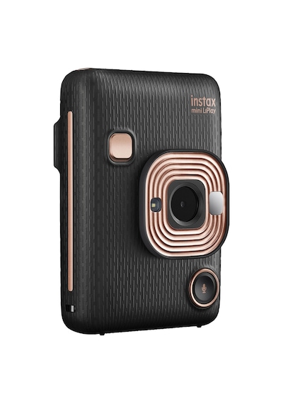 Fujifilm Instax Mini Liplay Hybrid Elegant Black Fotoğraf Makinesi + Çantalı Seti 3 Siyah