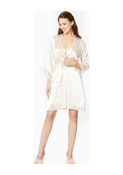Pierre Cardin 6'lı İnci Kısa Gecelik Sabahlık Çeyiz Set 6040 İnci
