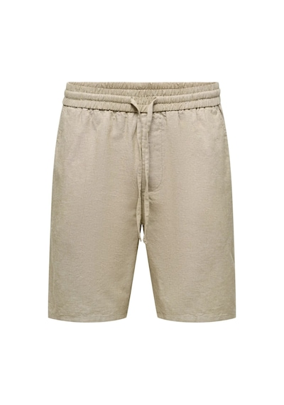 Onslınus 0007 Cot Lın Shorts Noos Erkek Şort 22024967 Bej