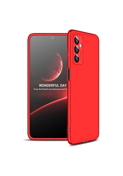 Samsung Uyumlu Galaxy M23 Kılıf Zore Ays Kapak Kırmızı