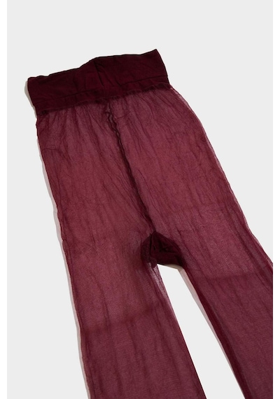 Defacto Kadın Bordo 5 Denye Külotlu Çorap	 B5872AXNS Bordo