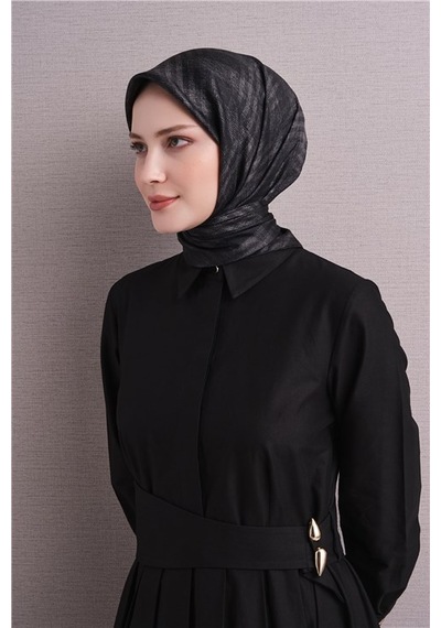 Armine Saf İpek Twill Eşarp 9628d 85 Kahve Çekirdeği