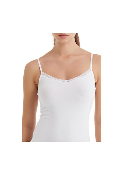 Blackspade Kadın İnce Askılı Atlet Comfort Elegance 1365 - Beyaz