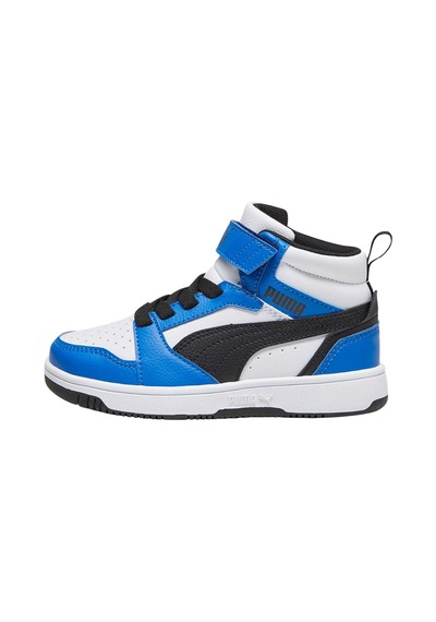 Puma Puma Rebound V6 Mid Ac+ Ps Unisex Çocuk Beyaz Günlük Ayakkabı 8634 Mavi