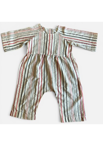Bebe Çocuk Oversize Tulum Kırmızı Melanj
