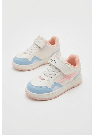 Fort Cool Shark Anatomik Rahat Sneaker Kız Çocuk Ayakkabı Pudra