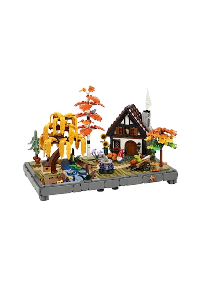 LEGO® Icons Sonbahar Bağ Evi Bahçesi 11372 – Yetişkinler için Mevsimlik Çiçekler İçeren Yaratıcı Model Yapım Seti (1102 Parça)