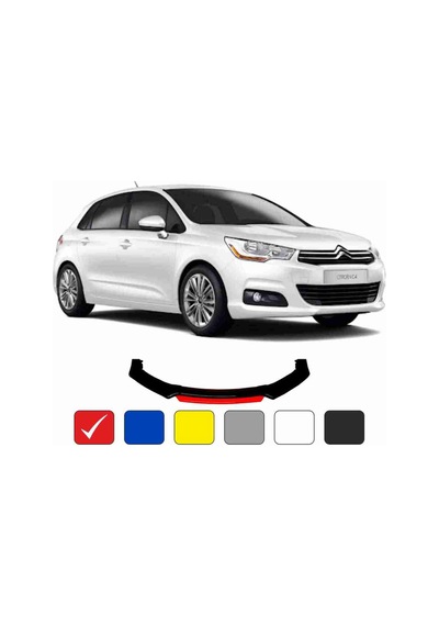 Cıtroen C4 Lip 4 Parça Kırmızı