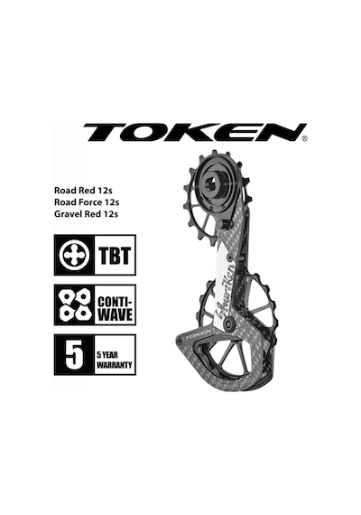 Token Shurıken Tk1759xs Tbt Tiramic Arka Vites Plaka Seti Sram Etap Axs Red Force 12 Vites Siyah