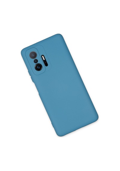 Xiaomi Mi 11t Pro Uyumlu Kılıf Nano İçi Kadife Silikon - Mavi