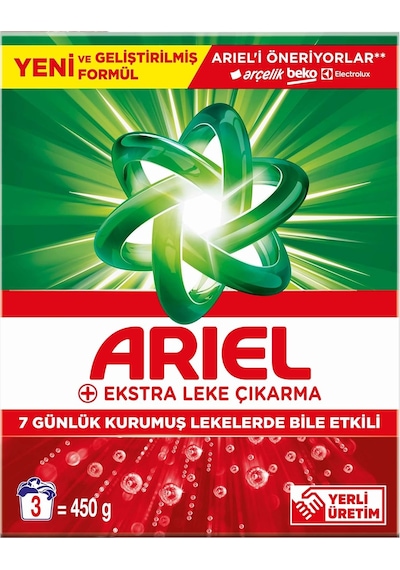 Ekstra Leke Çıkarma Toz Çamaşır Deterjanı 450 Gram 3 Yıkama
