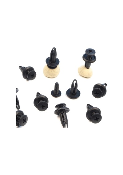 Ford Focus Mondeo Transit Connect İçin 10x Davlumbaz Tampon Klips Standart