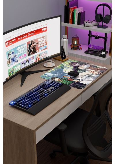 Komi Can't Communicate Dikişli Kauçuk Oyuncu Mousepad V3 - 48x40 Xl Gaming Mouse Pad