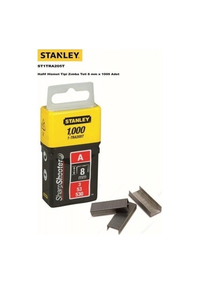 Stanley St1tra205t Zımba Teli 8mm 1000 Adet A Serisi