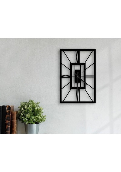 Bk Home Dekoratif 45Cm Ahşap Duvar Saati-31