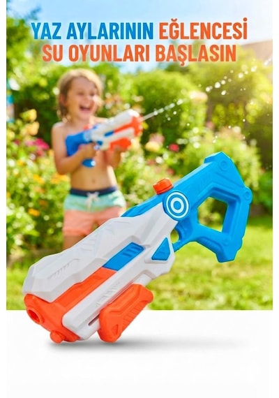 Dev Boy 62 Cm Su Tabancası - 1000 Ml Su Haznesi İle Yazın En Eğlenceli Savaşları Başlasın