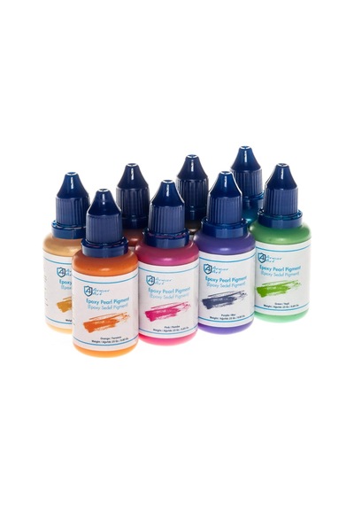 Epoksi Pigment - 8'li Sedef Set 8x25 Ml Çok Renkli