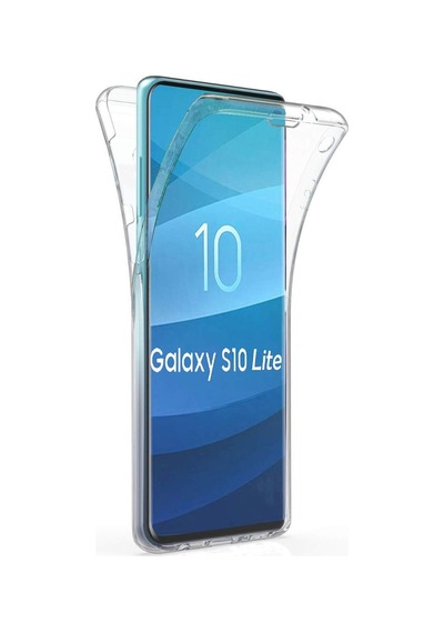 Teknomoda Samsung Uyumlu Galaxy S10E 360 Derece Kilif Seffaf Silikon Ön Arka 397705546