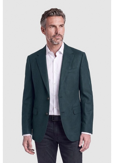 Bisse Yeşil Süet Dokulu Düğmeli Blazer Ceket Pck26k26203 47