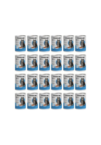 Yetişkin Kedi Konservesi 400 Gr, Gravy Sos İçerisinde Parça Etli 400 Gr X 24 Adet, Somon