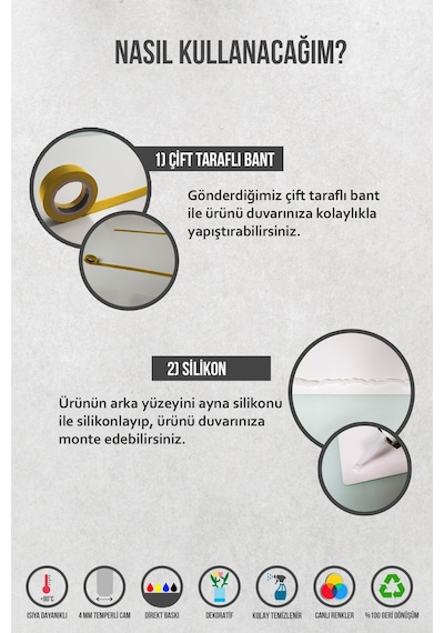 Cam Yönlendirme Levhası Sigara İçilmez 30cm X 40cm