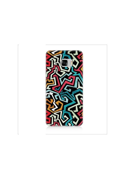 Samsung Galaxy C5 Uyumlu Pop Art Grafiti Grunge Desenli Silikon Kılıf