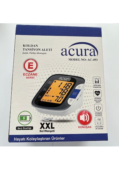Acura AC-493 Türkçe Konuşan Tansiyon Aleti