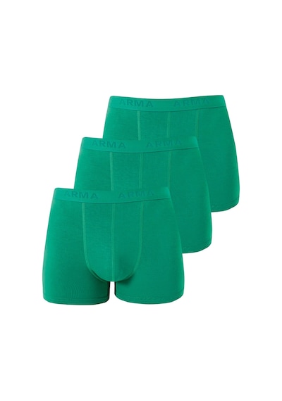 Arma Yıldız Erkek Yeşil Bambu Boxer 3'lü Paket Yeşil