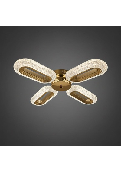 Eclipse Model 4"lü Gold 3 Renk Modu Ledli Modern Tavana Sıfır Salon Mutfak Yatak Odası Led Avize Altın