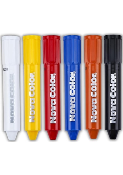 Yüz Boyası 6 Renk 1 Paket Nova Color 6 Renk Yüz Boyası 1 Paket N11.409