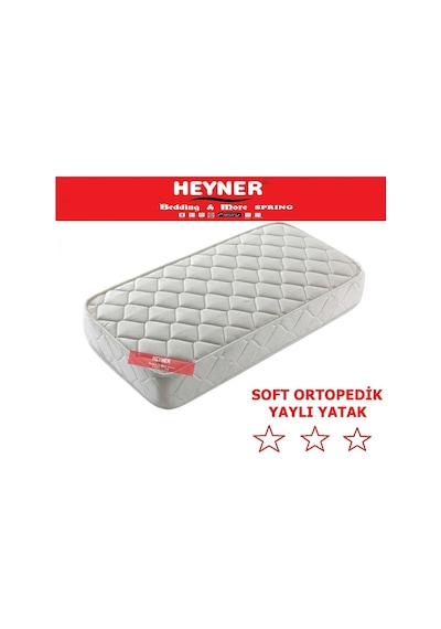Uzunbebe 90X190 Heyner Ortopedik Yaylı Yatak 90*190 Tek Kişilik Yatak